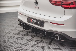 Street Pro Rear Diffuser V.2 Volkswagen Golf GTI Mk8 - Black