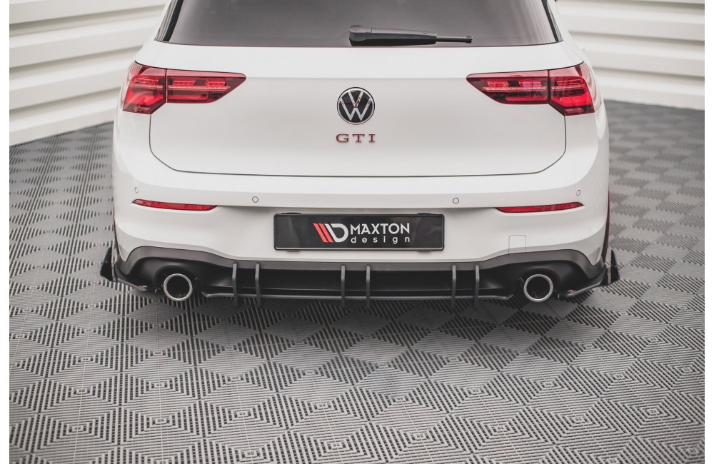 Street Pro Rear Diffuser V.2 Volkswagen Golf GTI Mk8 - Black