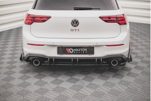 Street Pro Rear Diffuser V.2 Volkswagen Golf GTI Mk8 - Black