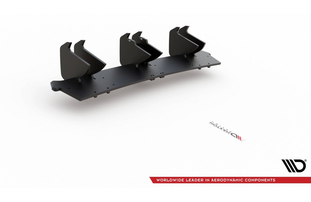 Street Pro Rear Diffuser V.2 Volkswagen Golf GTI Mk8 - Black