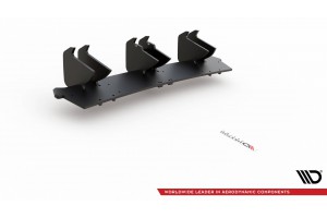 Street Pro Rear Diffuser V.2 Volkswagen Golf GTI Mk8 - Black