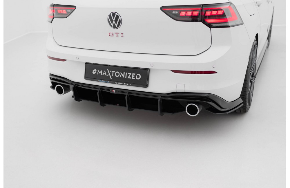 Street Pro Rear Diffuser V.4 Volkswagen Golf GTI Mk8 - Black