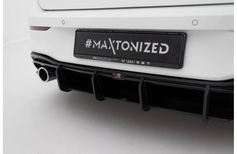 Street Pro Rear Diffuser V.4 Volkswagen Golf GTI Mk8 - Black