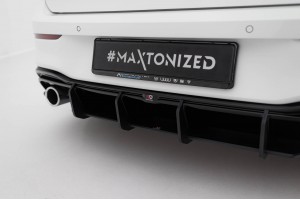 Street Pro Rear Diffuser V.4 Volkswagen Golf GTI Mk8 - Black