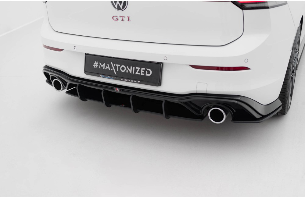 Street Pro Rear Diffuser V.5 Volkswagen Golf GTI Mk8 - Black