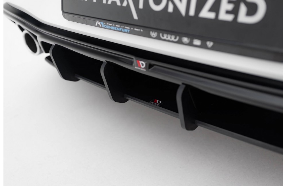 Street Pro Rear Diffuser V.5 Volkswagen Golf GTI Mk8 - Black