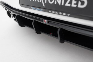 Street Pro Rear Diffuser V.5 Volkswagen Golf GTI Mk8 - Black