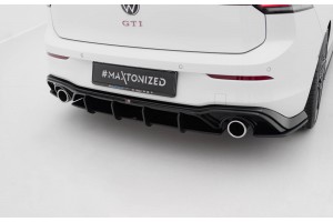 Street Pro Rear Diffuser V.5 Volkswagen Golf GTI Mk8 - Black