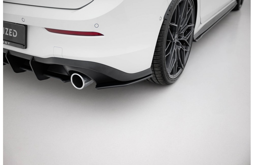 Street Pro Rear Side Splitters V.1 Volkswagen Golf GTI / GTE / R-Line Mk8 - Black Street Pro Rear Side Splitters V.1 Volkswagen Golf GTI / GTE / R-Line Mk8 - Black