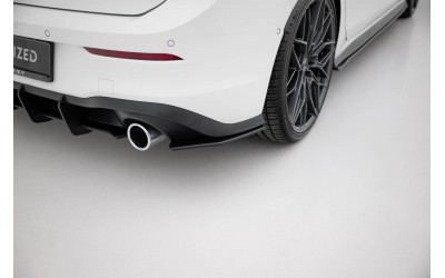 Street Pro Rear Side Splitters V.1 Volkswagen Golf GTI / GTE / R-Line Mk8 - Black