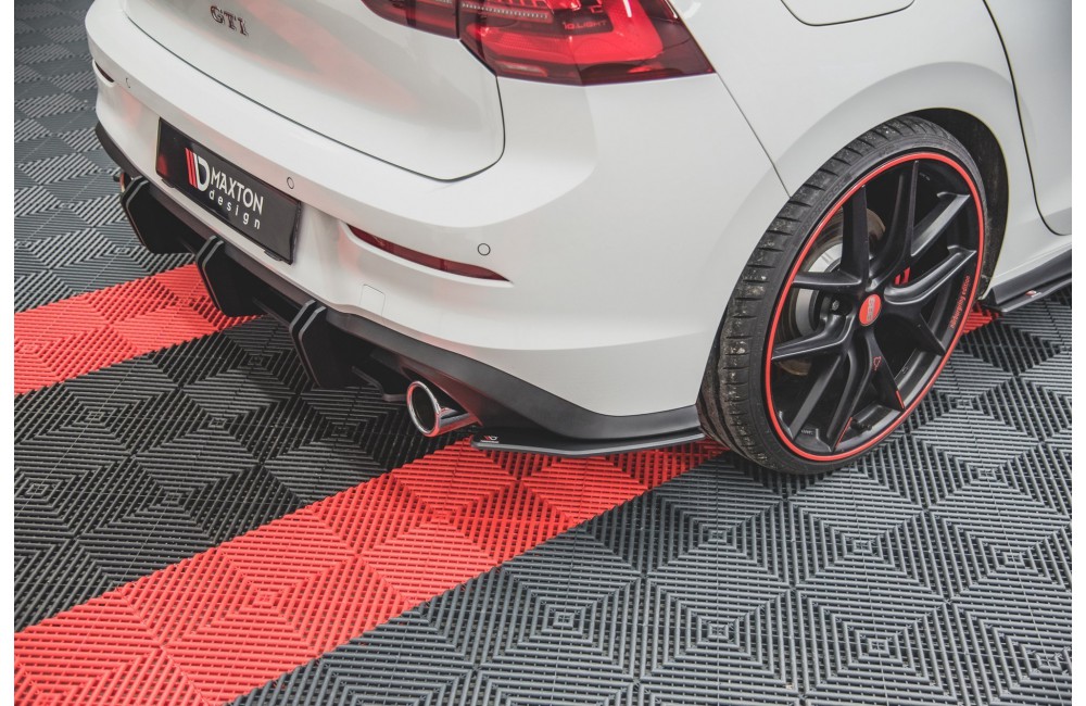 Street Pro Rear Side Splitters V.1 Volkswagen Golf GTI / GTE / R-Line Mk8 - Black Street Pro Rear Side Splitters V.1 Volkswagen Golf GTI / GTE / R-Line Mk8 - Black