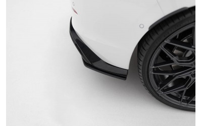 Street Pro Rear Side Splitters V.1 Volkswagen Golf GTI Mk8 - Black