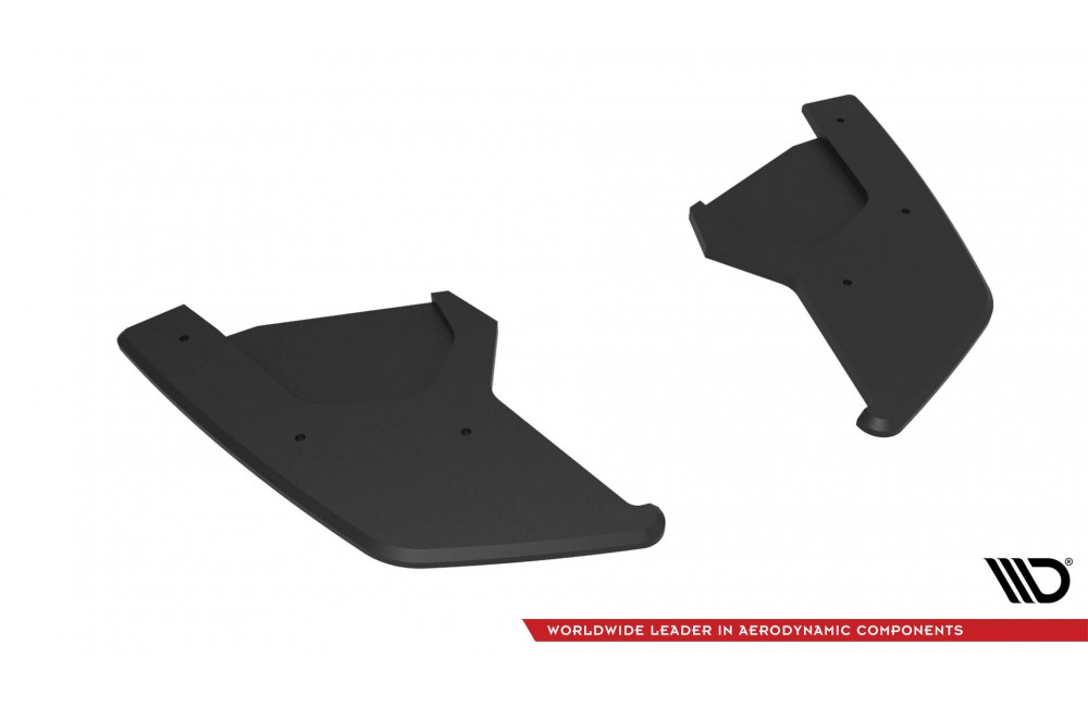 Street Pro Rear Side Splitters V.1 Volkswagen Golf GTI Mk8 - Black Street Pro Rear Side Splitters V.1 Volkswagen Golf GTI Mk8 - Black