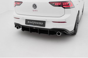 Street Pro Rear Side Splitters V.2 Volkswagen Golf GTI Mk8 - Black Street Pro Rear Side Splitters V.2 Volkswagen Golf GTI Mk8 - Black
