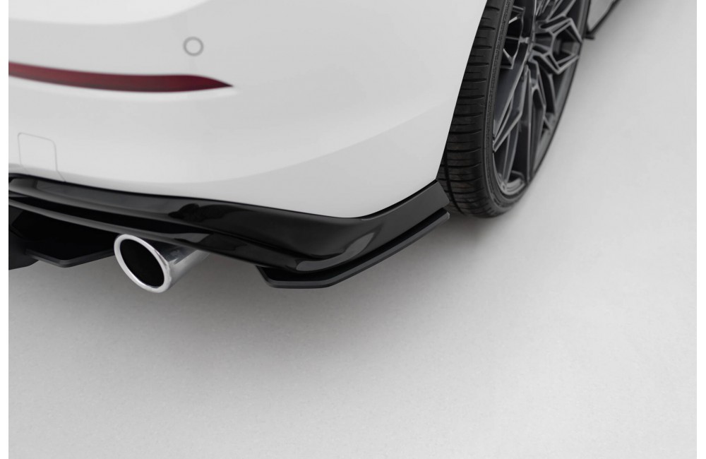 Street Pro Rear Side Splitters V.2 Volkswagen Golf GTI Mk8 - Black Street Pro Rear Side Splitters V.2 Volkswagen Golf GTI Mk8 - Black