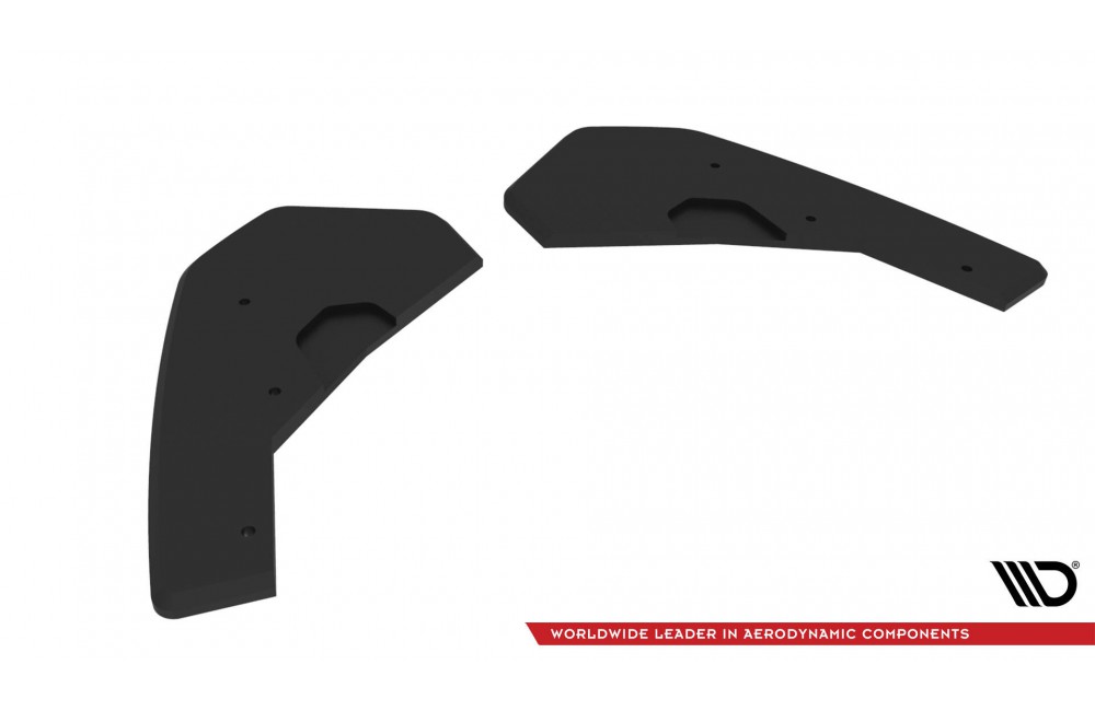 Street Pro Rear Side Splitters V.2 Volkswagen Golf GTI Mk8 - Black Street Pro Rear Side Splitters V.2 Volkswagen Golf GTI Mk8 - Black