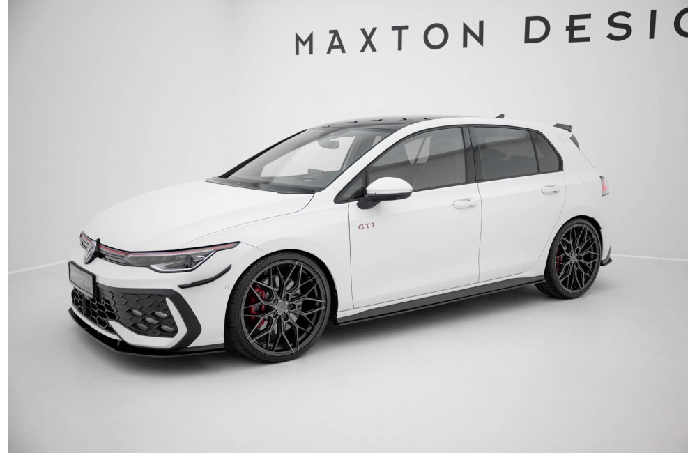 Street Pro Side Skirts Diffusers Volkswagen Golf GTI / GTE / GTI Clubsport / R-Line Mk8 - Black Street Pro Side Skirts Diffusers Volkswagen Golf GTI / GTE / GTI Clubsport / R-Line Mk8 - Black