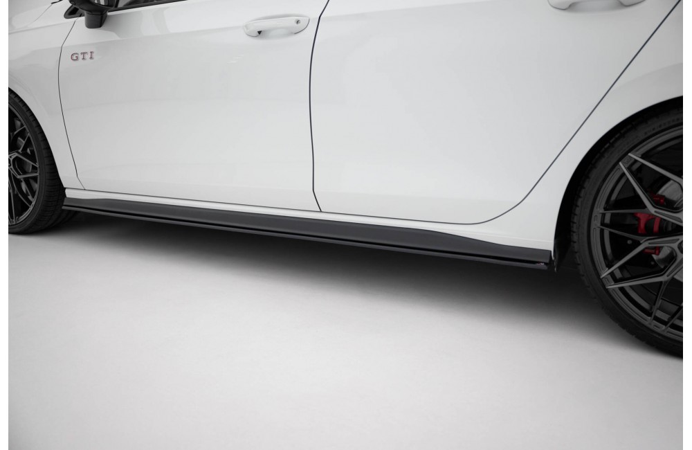 Street Pro Side Skirts Diffusers Volkswagen Golf GTI / GTE / GTI Clubsport / R-Line Mk8 - Black Street Pro Side Skirts Diffusers Volkswagen Golf GTI / GTE / GTI Clubsport / R-Line Mk8 - Black