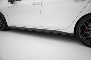 Street Pro Side Skirts Diffusers Volkswagen Golf GTI / GTE / GTI Clubsport / R-Line Mk8 - Black Street Pro Side Skirts Diffusers Volkswagen Golf GTI / GTE / GTI Clubsport / R-Line Mk8 - Black