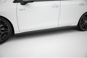 Street Pro Side Skirts Diffusers Volkswagen Golf GTI / GTE / GTI Clubsport / R-Line Mk8 - Black Street Pro Side Skirts Diffusers Volkswagen Golf GTI / GTE / GTI Clubsport / R-Line Mk8 - Black