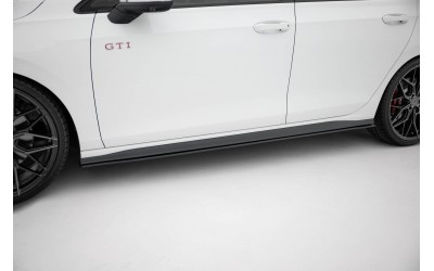 Street Pro Side Skirts Diffusers Volkswagen Golf GTI / GTE / GTI Clubsport / R-Line Mk8 - Black