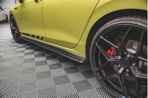 Street Pro Side Skirts Diffusers Volkswagen Golf GTI / GTE / GTI Clubsport / R-Line Mk8 - Black Street Pro Side Skirts Diffusers Volkswagen Golf GTI / GTE / GTI Clubsport / R-Line Mk8 - Black