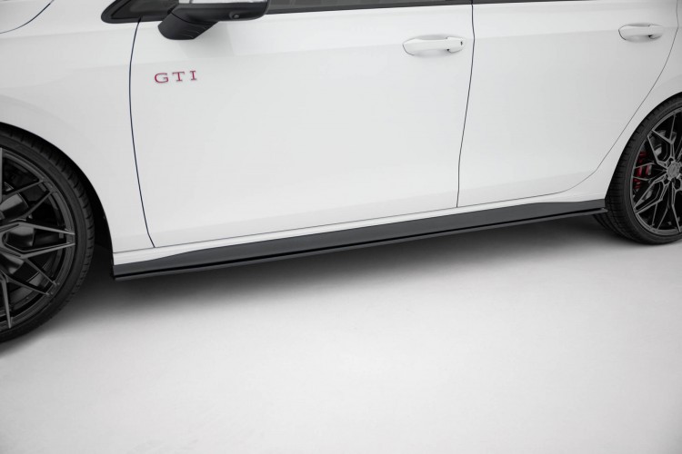 Street Pro Πλαϊνά μαρσπιέ Diffusers Volkswagen Golf GTI Clubsport Mk8 Facelift - Μαύρο