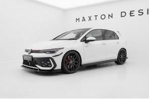 Street Pro Side Skirts Diffusers V.2 Volkswagen Golf GTI / GTE / GTI Clubsport / R-Line Mk8 - Black Street Pro Side Skirts Diffusers V.2 Volkswagen Golf GTI / GTE / GTI Clubsport / R-Line Mk8 - Black