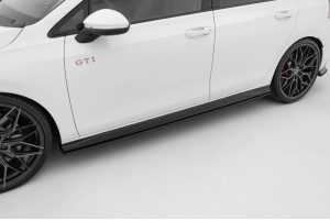 Street Pro Side Skirts Diffusers V.2 Volkswagen Golf GTI / GTE / GTI Clubsport / R-Line Mk8 - Black Street Pro Side Skirts Diffusers V.2 Volkswagen Golf GTI / GTE / GTI Clubsport / R-Line Mk8 - Black