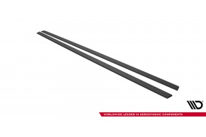 Street Pro Side Skirts Diffusers V.2 Volkswagen Golf GTI / GTE / GTI Clubsport / R-Line Mk8 - Black Street Pro Side Skirts Diffusers V.2 Volkswagen Golf GTI / GTE / GTI Clubsport / R-Line Mk8 - Black