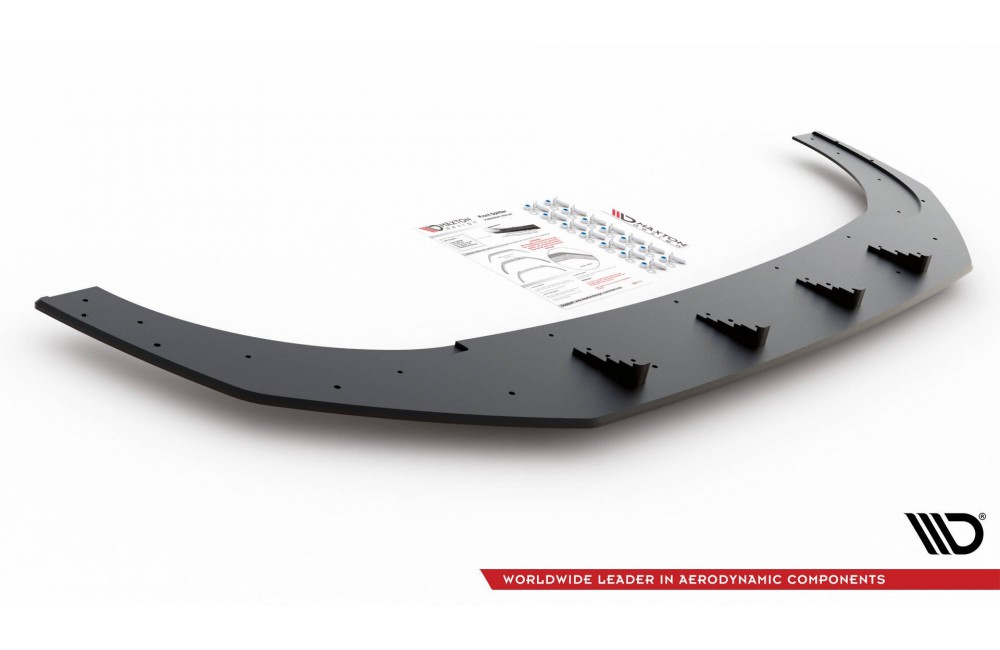 Street Pro Front Splitter Volkswagen Golf GTI Clubsport Mk8 - Black