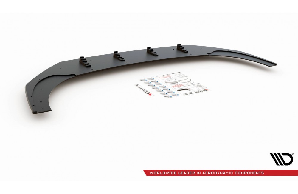 Street Pro Front Splitter Volkswagen Golf GTI Clubsport Mk8 - Black