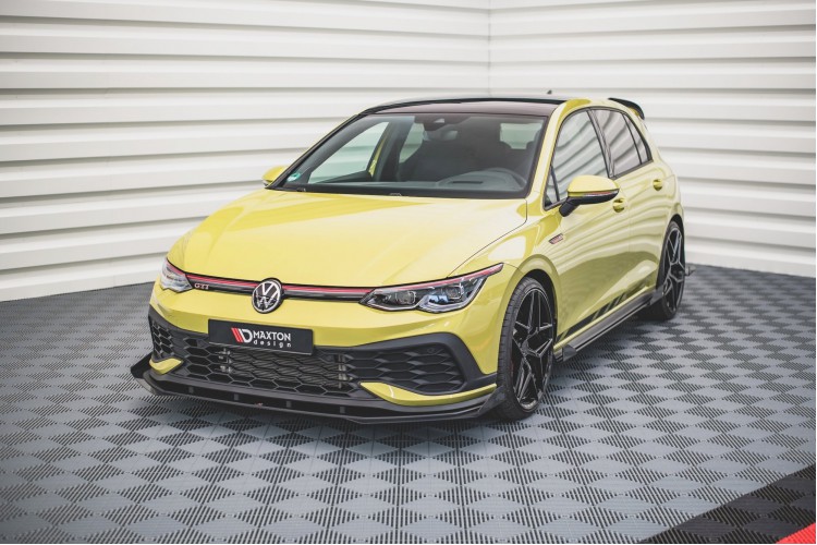 Street Pro Front Splitter + Flaps Volkswagen Golf GTI Clubsport Mk8