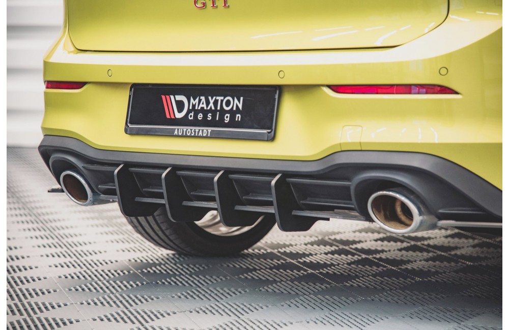 Street Pro Rear Diffuser V.1 Volkswagen Golf GTI Clubsport Mk8 - Black