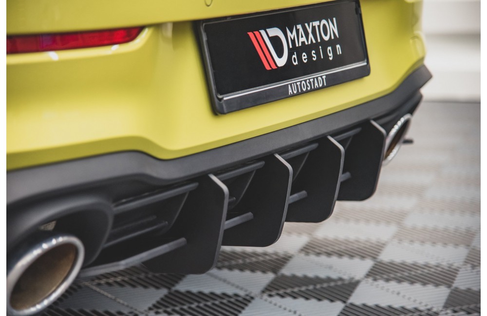 Street Pro Rear Diffuser V.1 Volkswagen Golf GTI Clubsport Mk8 - Black