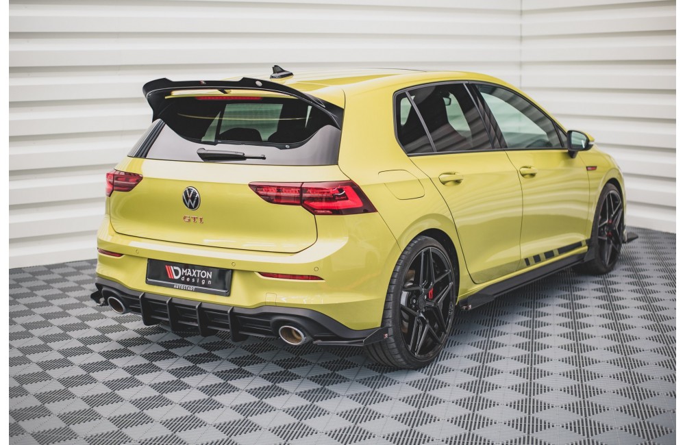 Street Pro Rear Diffuser V.2 Volkswagen Golf GTI Clubsport Mk8 - Black