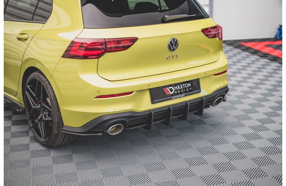 Street Pro Rear Diffuser V.2 Volkswagen Golf GTI Clubsport Mk8 - Black
