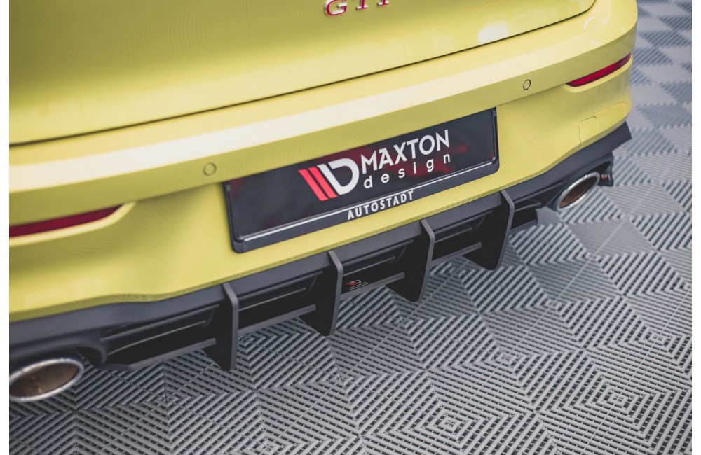 Street Pro Rear Diffuser V.2 Volkswagen Golf GTI Clubsport Mk8 - Black