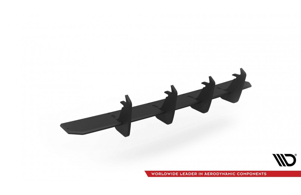 Street Pro Rear Diffuser V.2 Volkswagen Golf GTI Clubsport Mk8 - Black