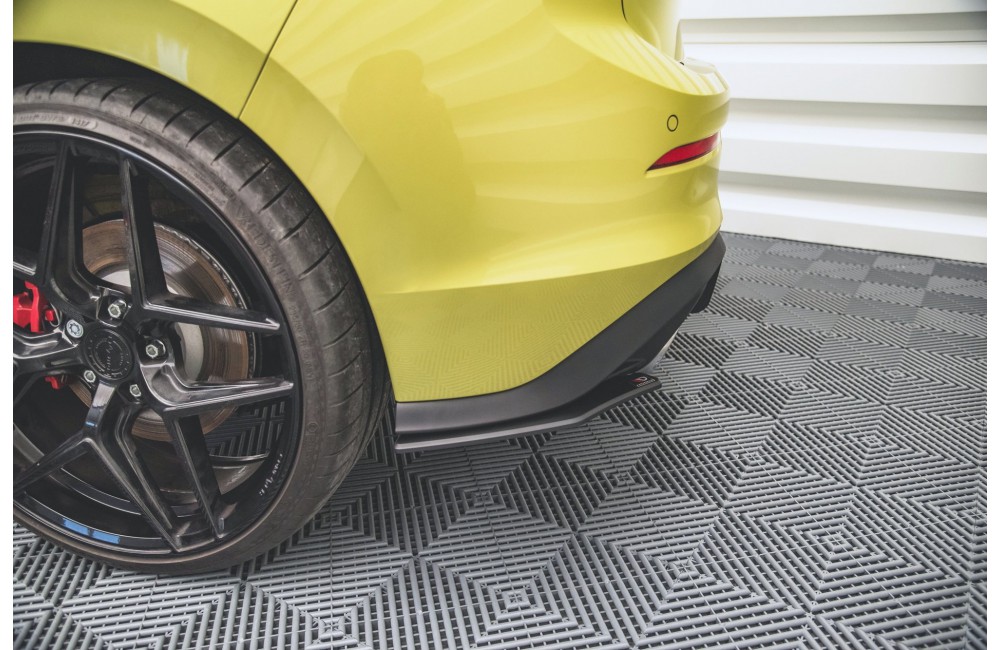 Street Pro Rear Side Splitters Volkswagen Golf GTI Clubsport Mk8 - Black Street Pro Rear Side Splitters Volkswagen Golf GTI Clubsport Mk8 - Black
