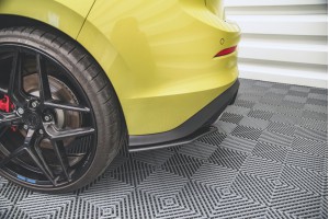 Street Pro Rear Side Splitters Volkswagen Golf GTI Clubsport Mk8 - Black Street Pro Rear Side Splitters Volkswagen Golf GTI Clubsport Mk8 - Black