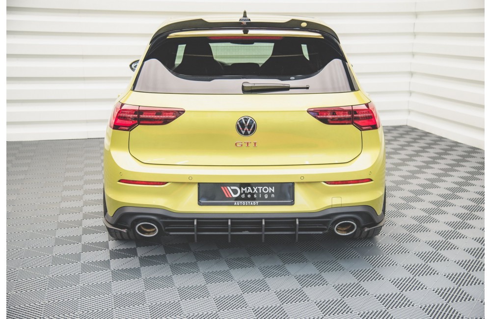 Street Pro Rear Side Splitters Volkswagen Golf GTI Clubsport Mk8 - Black Street Pro Rear Side Splitters Volkswagen Golf GTI Clubsport Mk8 - Black