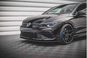 Street Pro Front Splitter Volkswagen Golf R Mk8 - Black