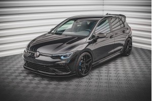 Street Pro Front Splitter Volkswagen Golf R Mk8 - Black