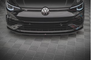 Street Pro Front Splitter Volkswagen Golf R Mk8 - Black