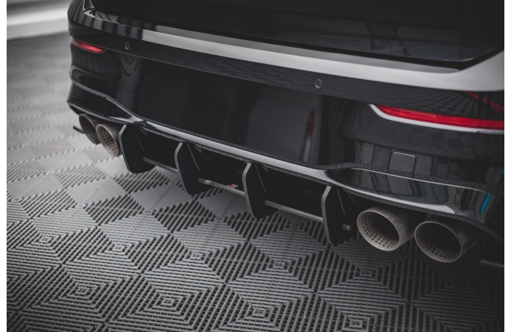 Street Pro Rear Diffuser Volkswagen Golf R Mk8 - Black