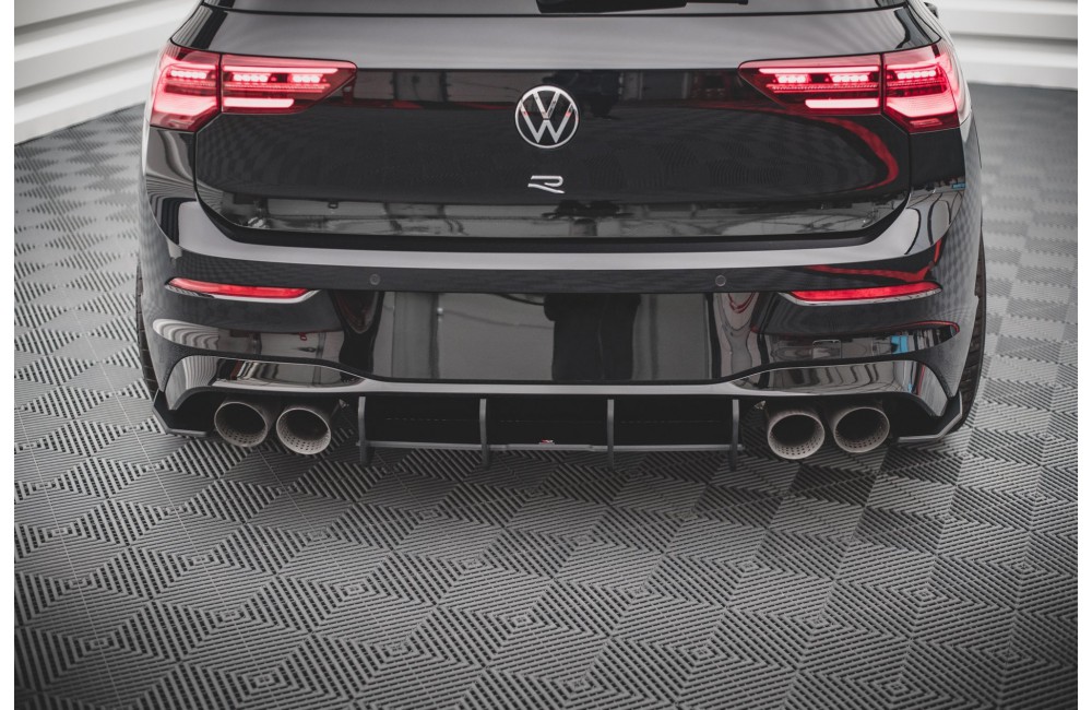 Street Pro Rear Diffuser Volkswagen Golf R Mk8 - Black