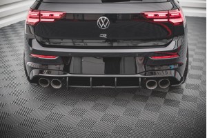 Street Pro Rear Diffuser Volkswagen Golf R Mk8 - Black