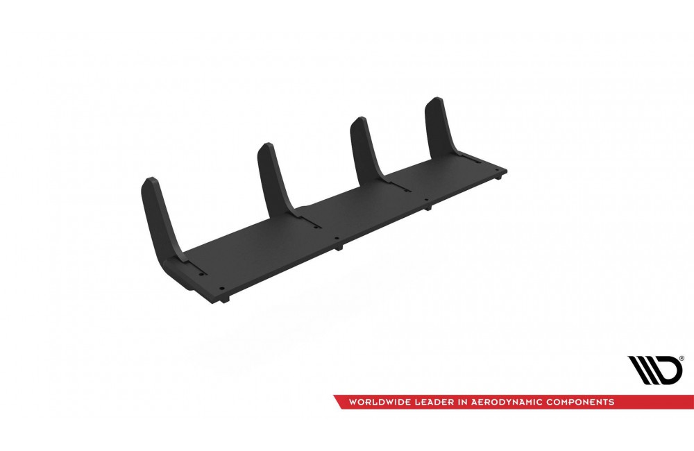 Street Pro Rear Diffuser Volkswagen Golf R Mk8 - Black