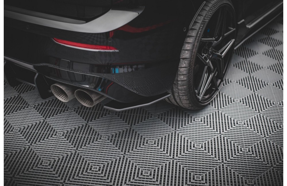Street Pro Rear Side Splitters V.1 Volkswagen Golf R Mk8 / Mk8 Facelift - Black Street Pro Rear Side Splitters V.1 Volkswagen Golf R Mk8 / Mk8 Facelift - Black